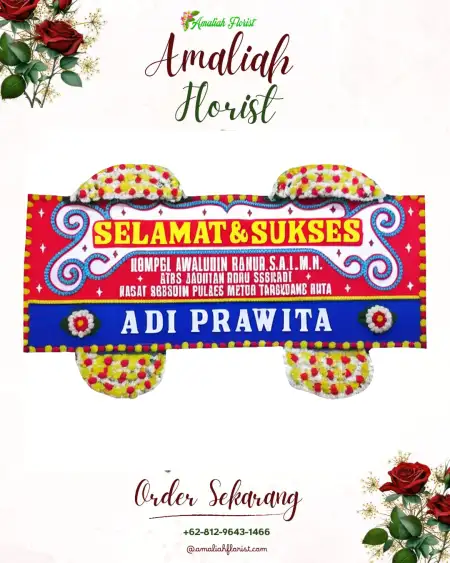 Papan Bunga Ucapan Selamat Dawuhan Wetan