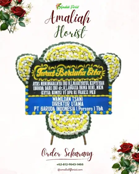 Papan Bunga Duka Dawuhan Wetan